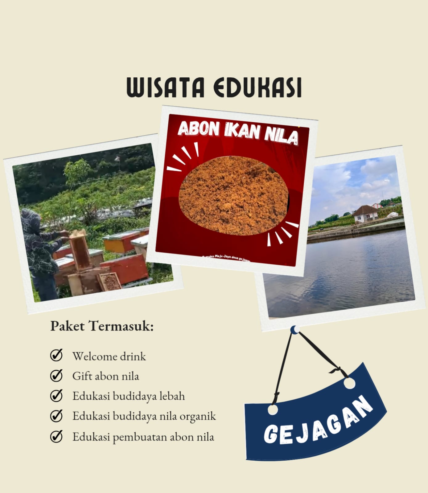 Pusat Edukasi budidaya ikan nila organik dan pembuatan abon nila